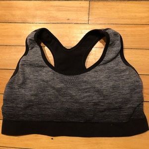 S Smartwool Merino wool sports bra, Black